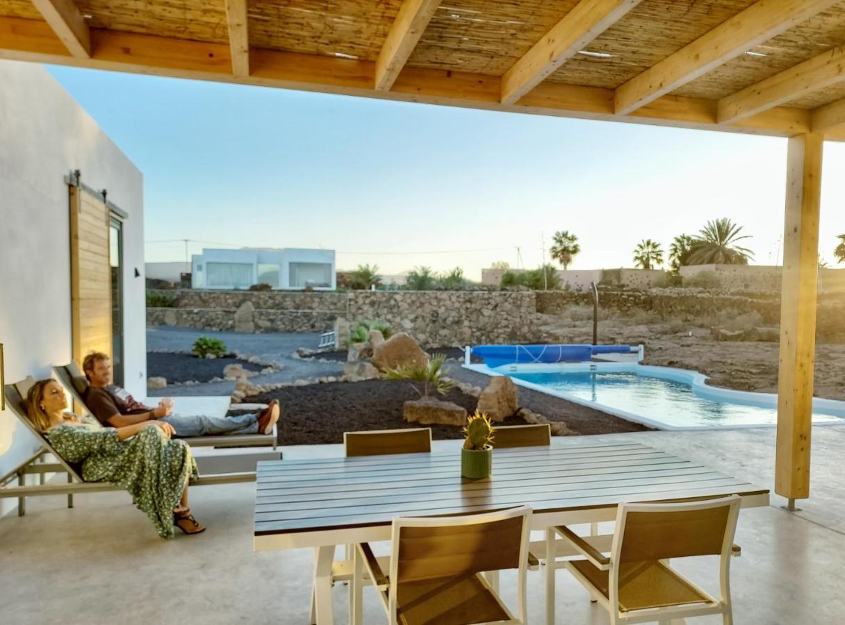 Villa Tabaiba En Lajares Con Piscina ภายนอก รูปภาพ