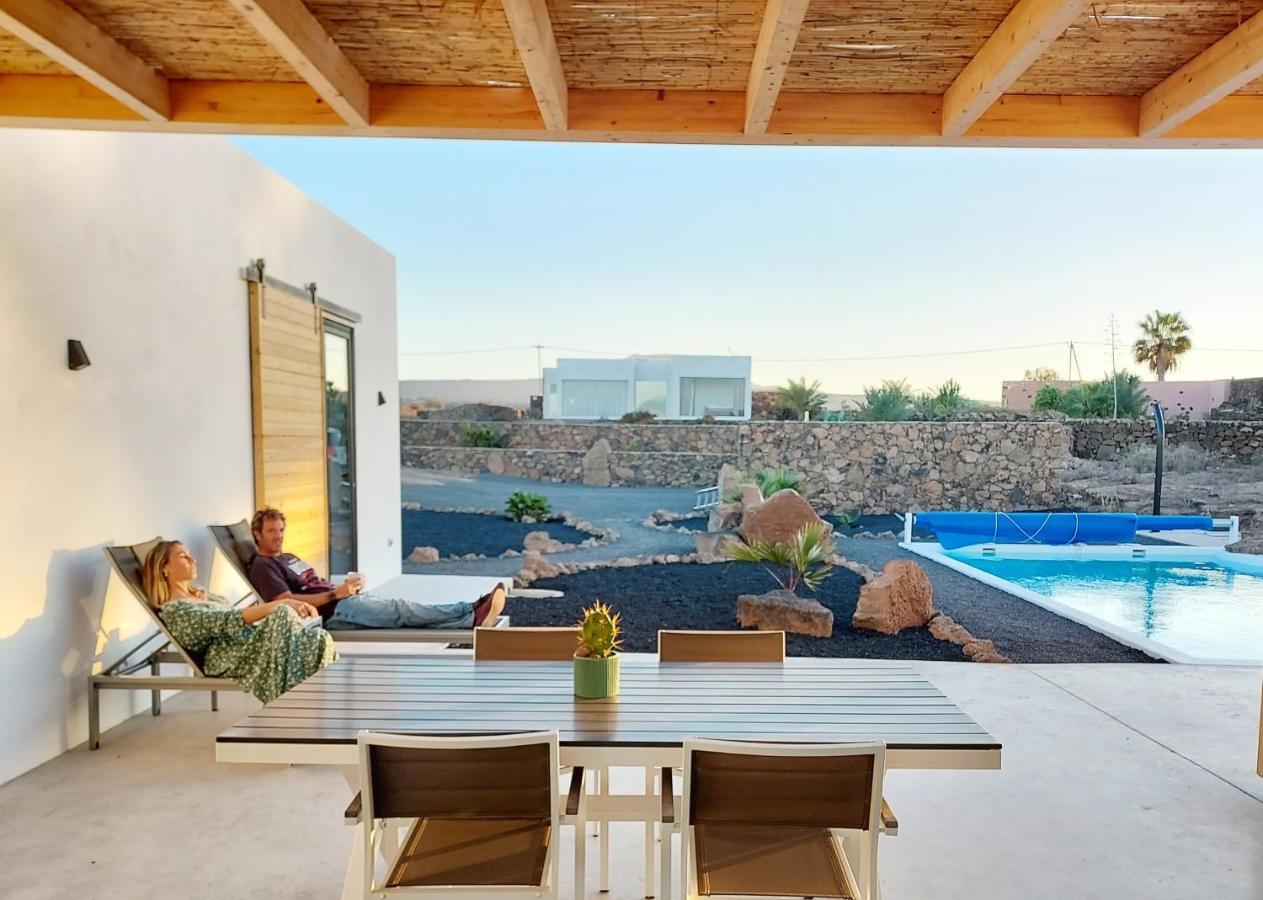 Villa Tabaiba En Lajares Con Piscina ภายนอก รูปภาพ
