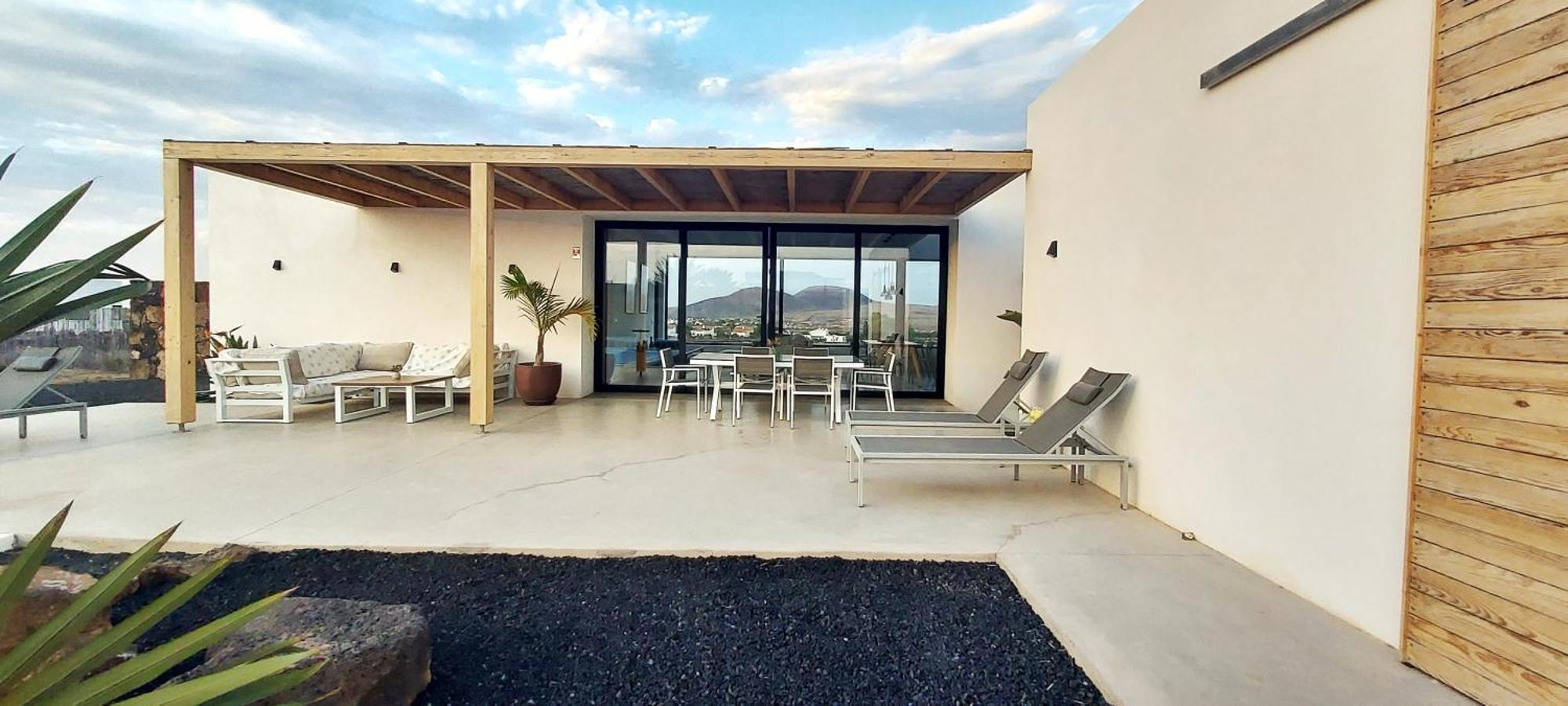 Villa Tabaiba En Lajares Con Piscina ภายนอก รูปภาพ