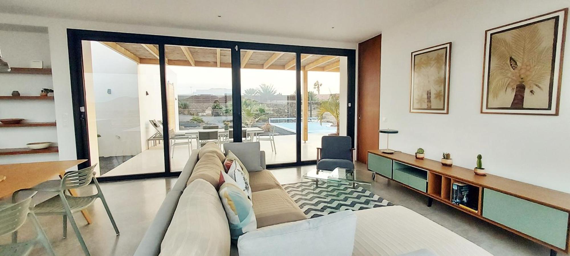 Villa Tabaiba En Lajares Con Piscina ภายนอก รูปภาพ