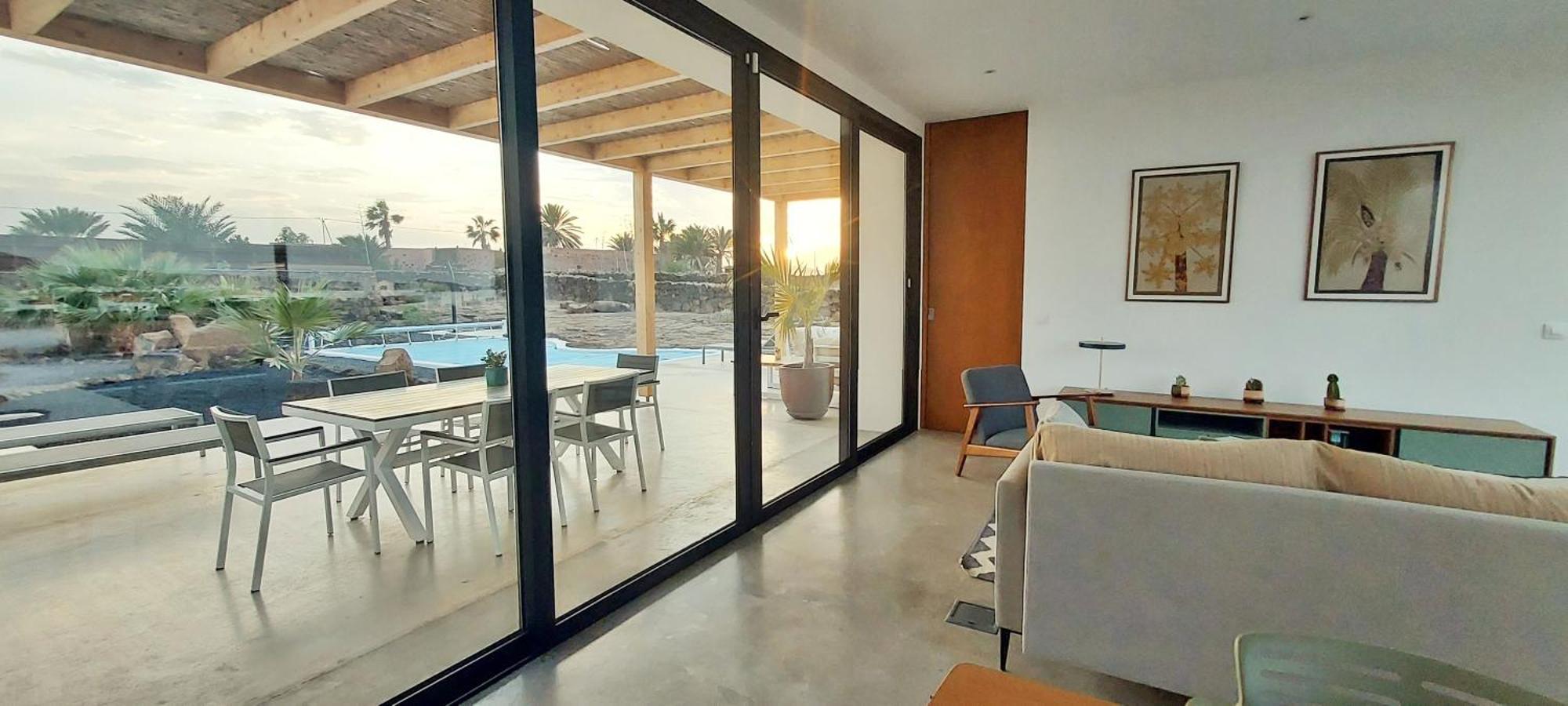Villa Tabaiba En Lajares Con Piscina ภายนอก รูปภาพ